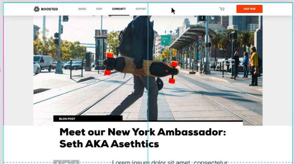 screenshot of Adobe XD